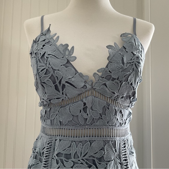 Bardot Botanical Lace Midi Dress - mordernwear.com